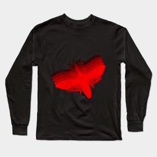 Moth / RED / Long Sleeve T-Shirt